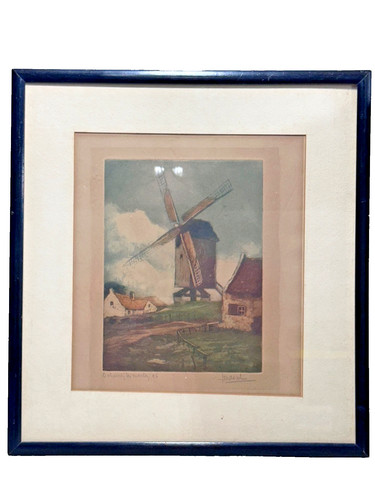 Antique art hand - antique, colored