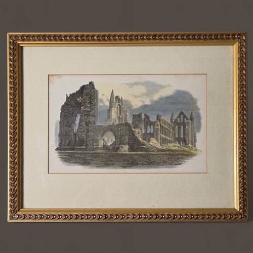 Antique hand colored - colored, print